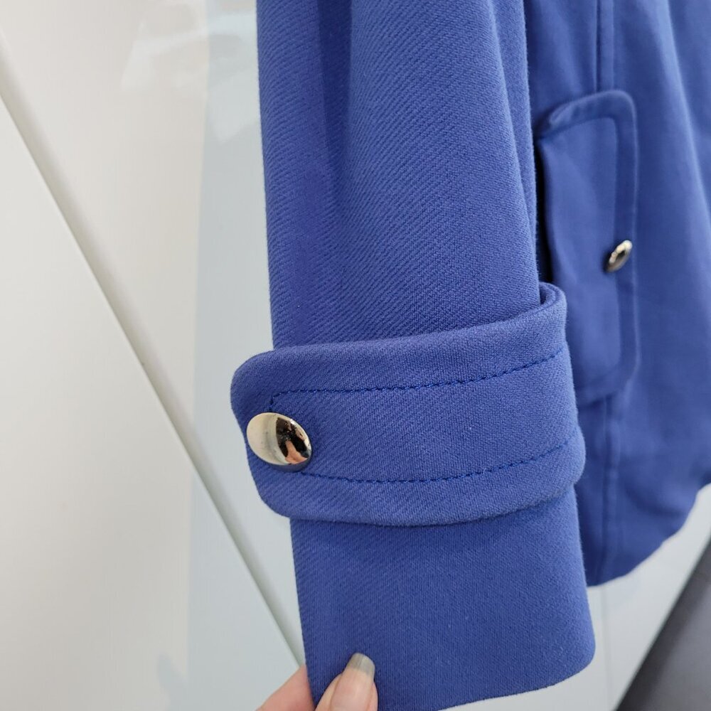 Sonia By Sonia Rykiel Ladylike Coat in Royal Blue Size EU 36 - Picture 6 of 9